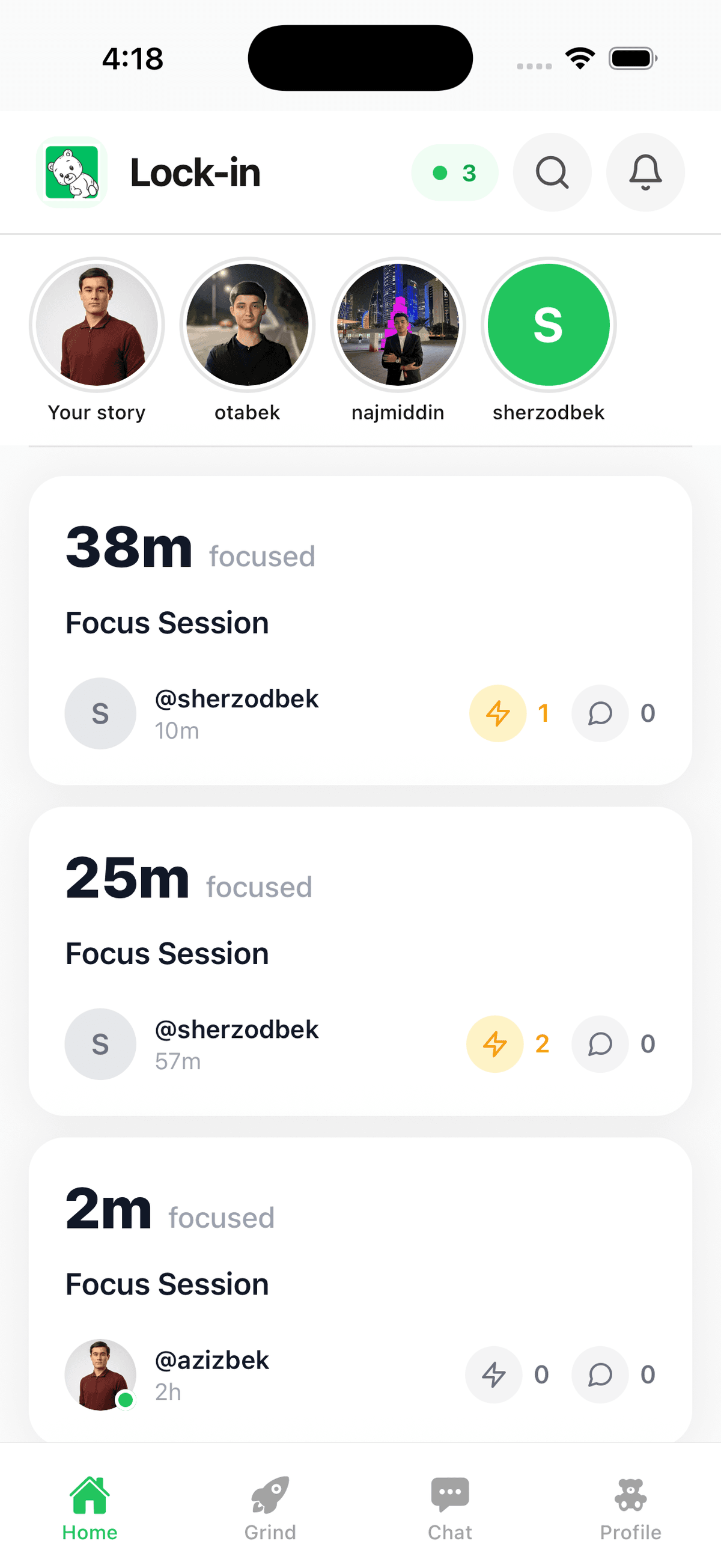 Lock-in - Focus & Accountability App